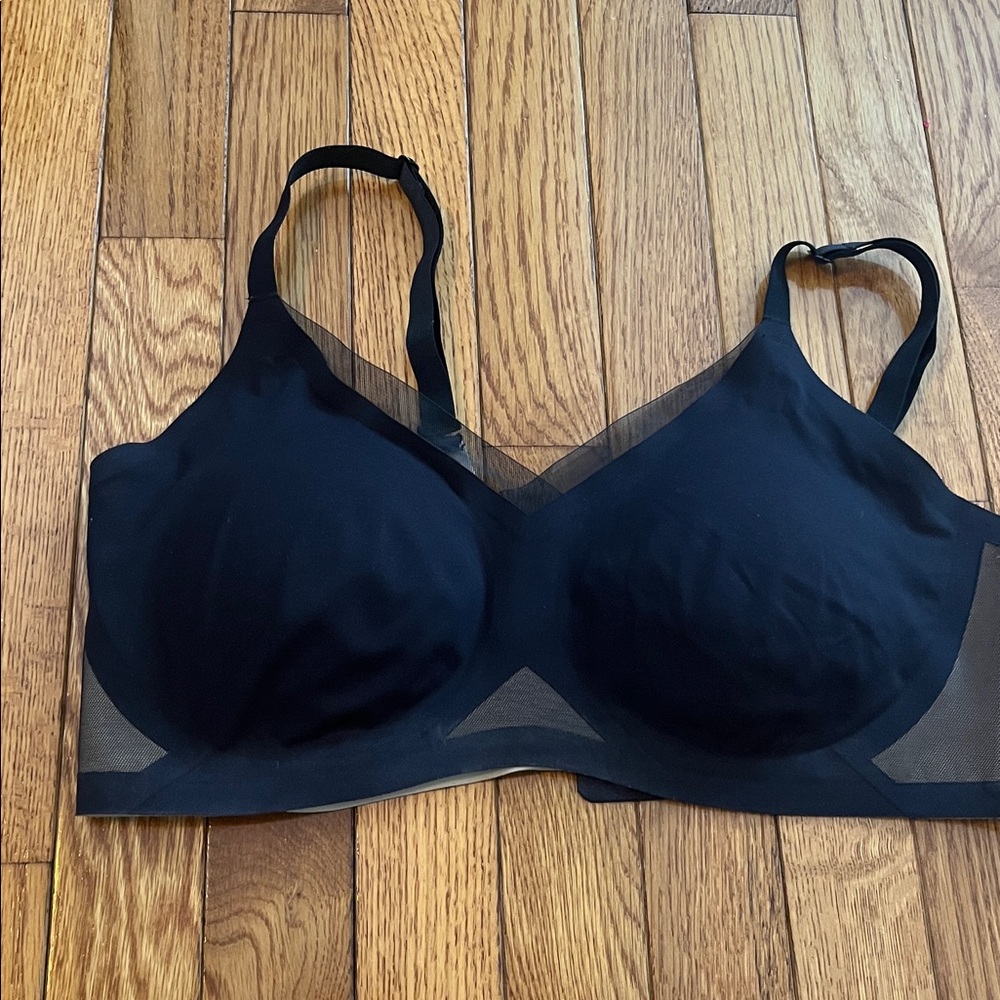 HoneyLove Crossover Bra Black Nude XL Padded